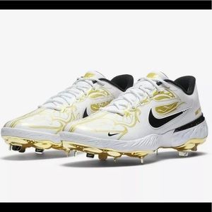 Nike Alpha Huarache Elite 3 Low Premium Gold Metal